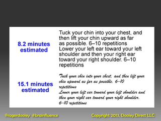@rogerdooley #brainfluence   Copyright 2013, Dooley Direct LLC
 
