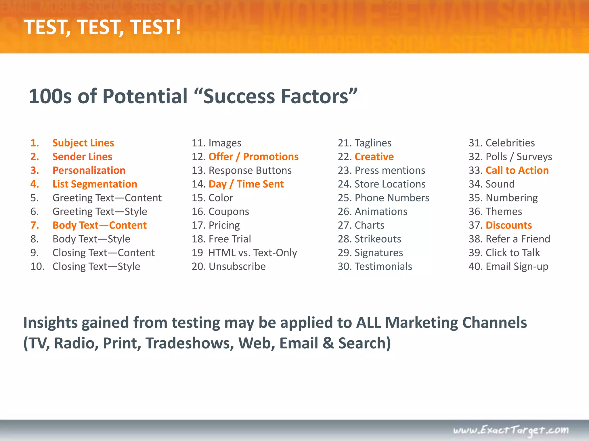 Did the landing page meet the expectations that the email set up?