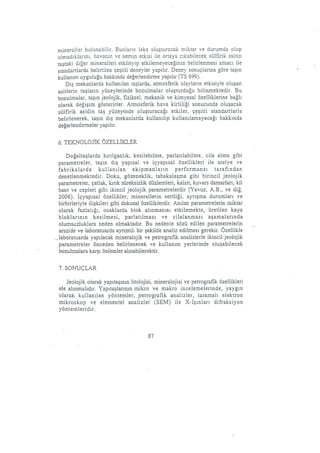Mimaride doğal taş seçim parametreleri