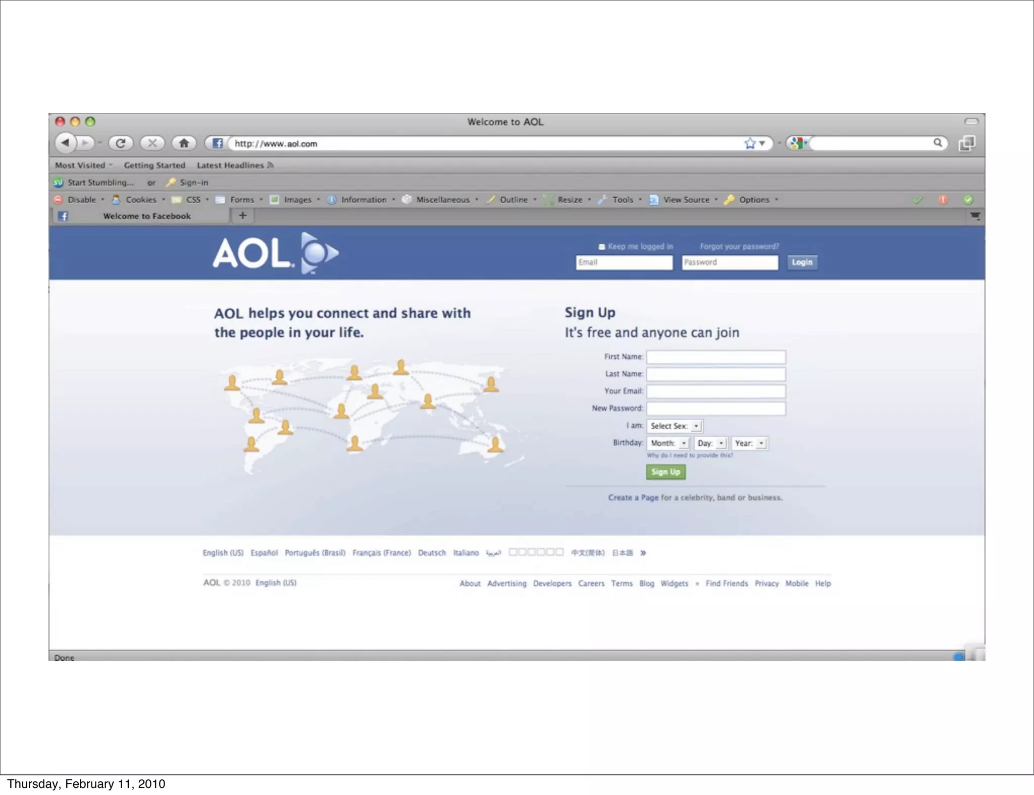 Thursday, February 11, 2010
 