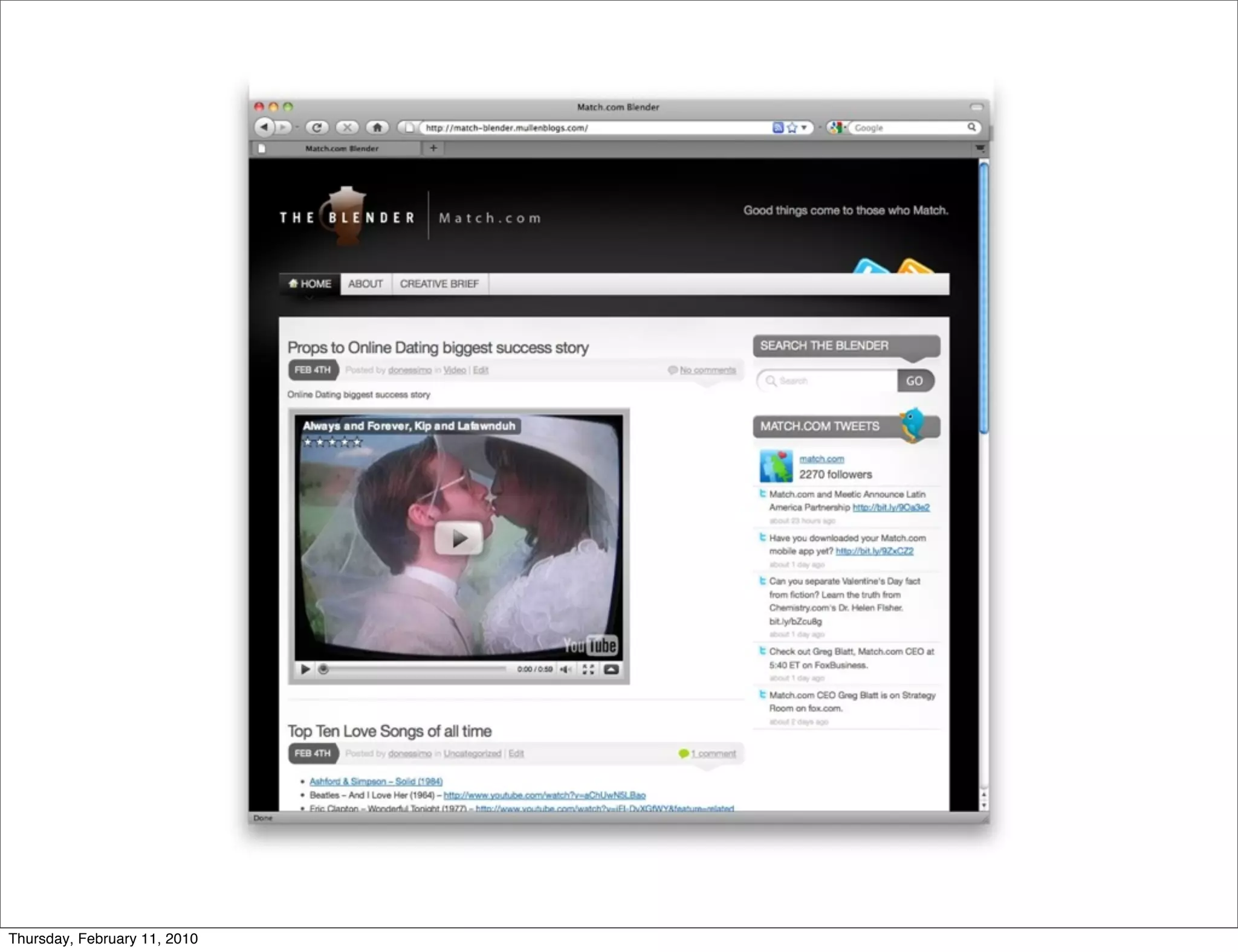 Thursday, February 11, 2010
 