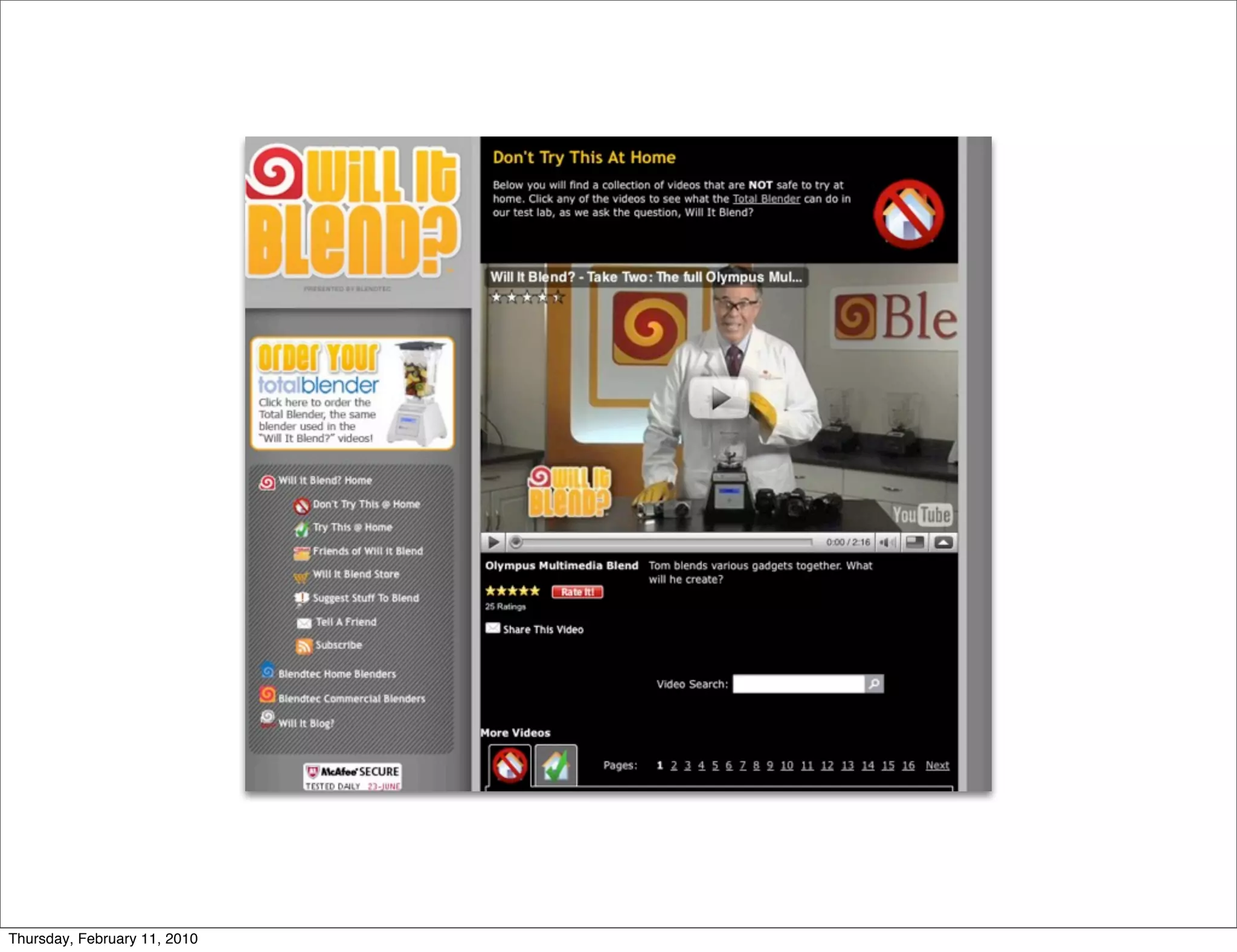 Thursday, February 11, 2010
 