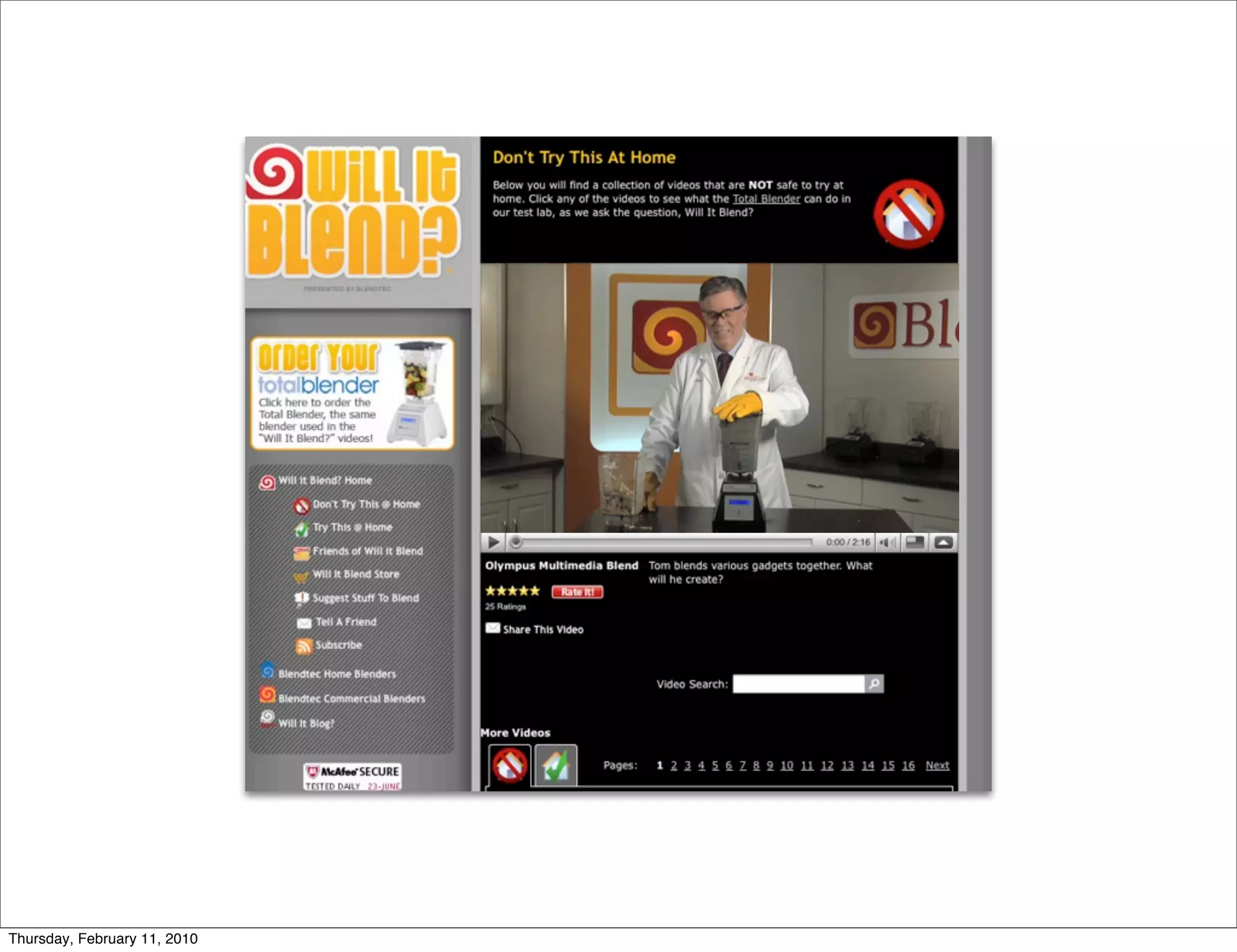 Thursday, February 11, 2010
 