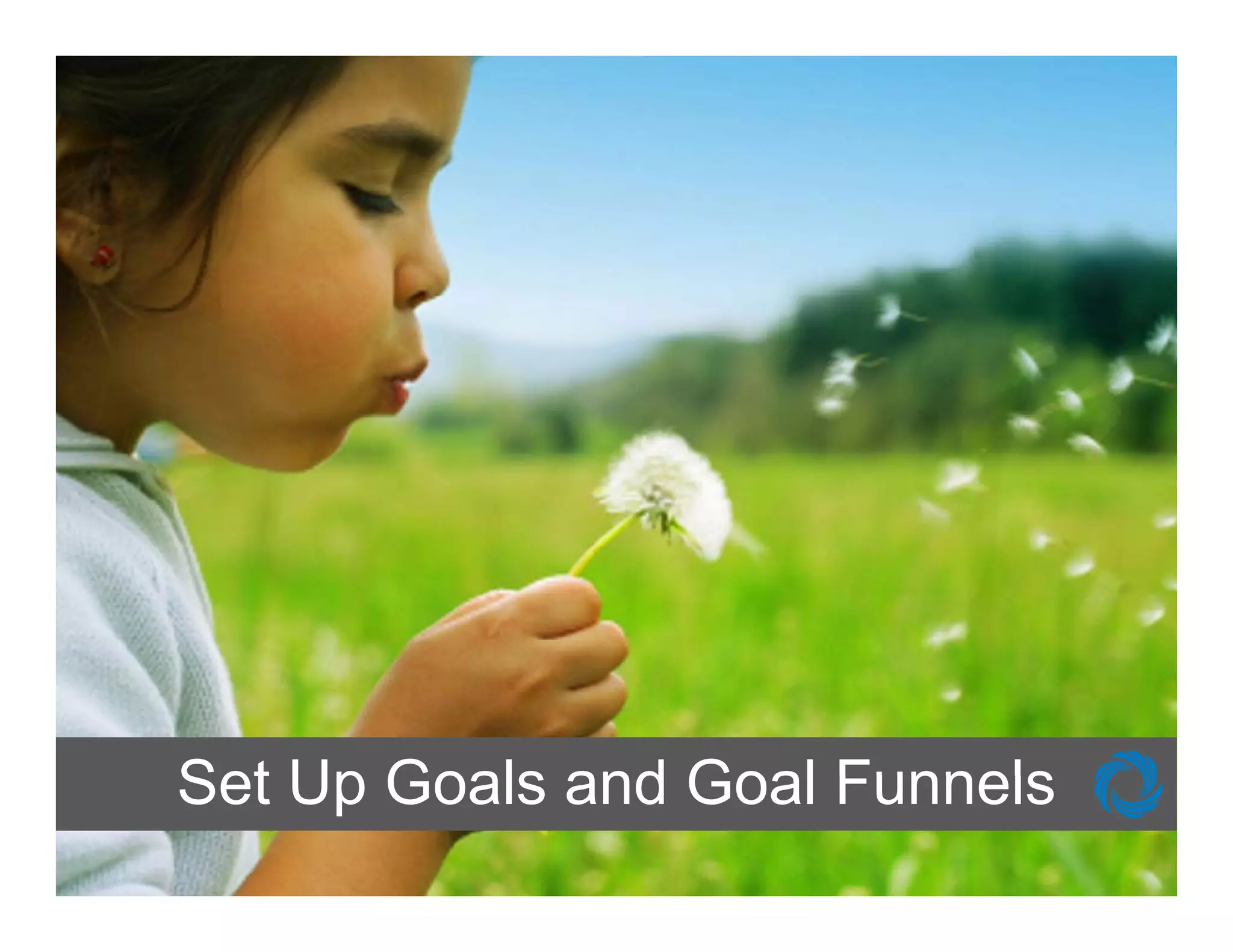Set Up Goals and Goal Funnels
 
