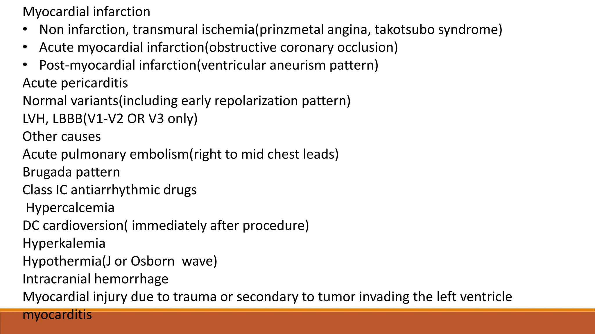 Mimicks Masks of Myocardial Infarction.pptx | Heart and Cardiovascular ...