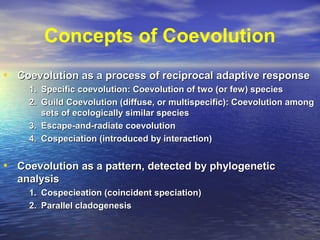 Specific Coevolution CHAPTER 18 Interactions Among Species | PPT