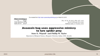 20XX presentation title 19
 