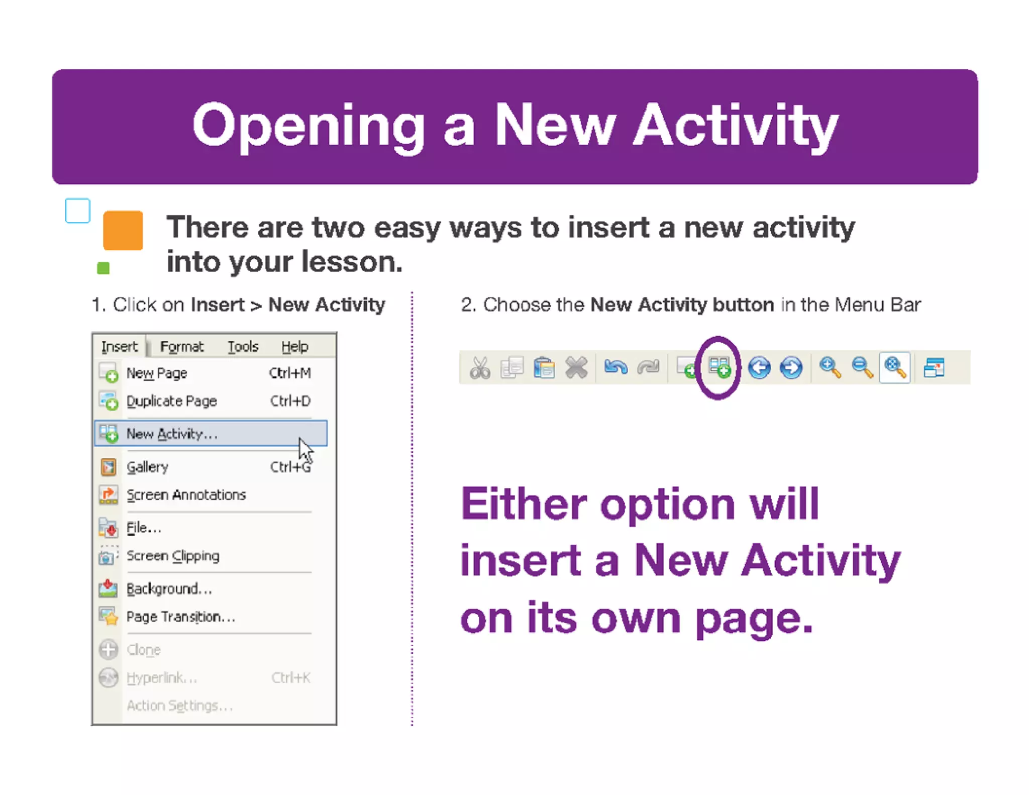 Mimio Activity Wizard Basics