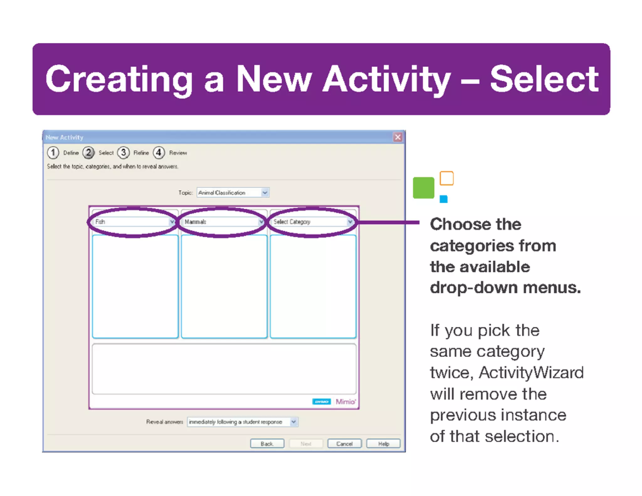 Mimio Activity Wizard Basics