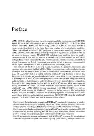 Mimo ofdm wireless communications with matlab | PDF