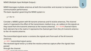 mimo ofdm (1).pptx multiple input multiple output | PPTX