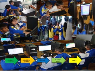 COLOREAR
VOCALESSONIDO DE
LETRA S
RELACION
AGUA
VIDEO
IDENTIFICA EL TRAZO
CORRECTO DE LA VOCAL
 