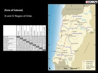 Zone of Interest

III and IV Region of Chile.
 