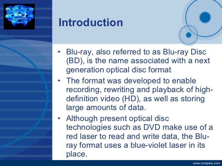 Bluray disc by Minakshi Molawade and Shrutika Chivhe