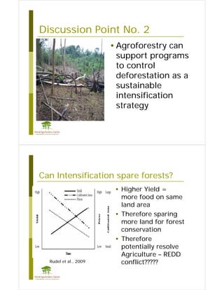 Landscape Aproaches: The place of Agroforestry, afforestation and reforestation in REDD+