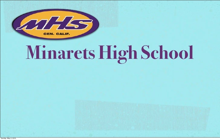 Minarets High School Curricular And Instructional Profiles