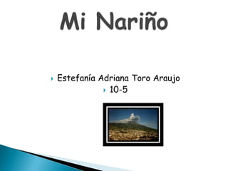  Estefanía Adriana Toro Araujo
 10-5
 