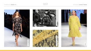 15
TENDÊNCIAS VERÃO 19 DESTAQUES MINAS TREND
Manzan
M11RN0379–RendaVernetP11TP0174–OrganzaBordadaPrimavera3D
LucasMagalhães
 