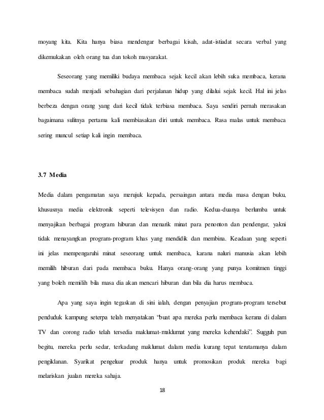 Minat Membaca Dikalangan Rakyat Malaysia Rhe