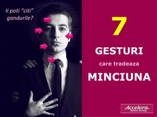 7 GESTURI care tradeaza MINCIUNA Ii poti “citi” gandurile? 