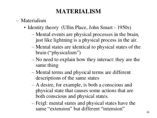 IDENTITY THEORY OF MIND PDF IDENTITY THEORY OF MIND PDF