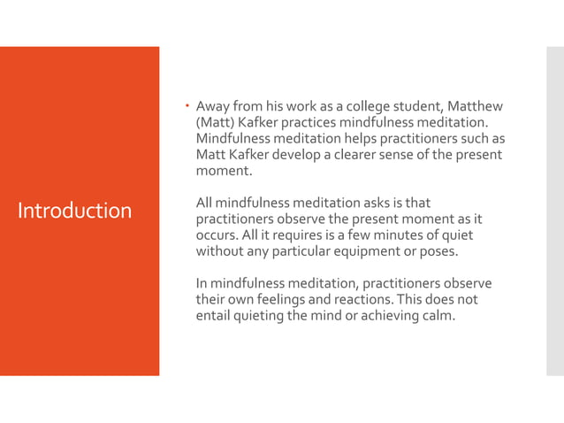 A Brief Introduction To Mindfulness Meditation Pptx A Brief Introduction To Mindfulness Meditation Pptx