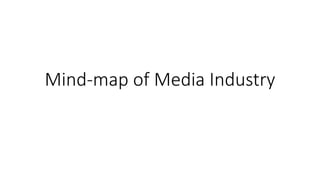 Mind-map of Media Industry
 