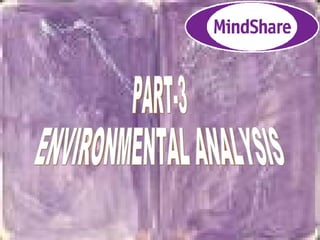 PART-3 ENVIRONMENTAL ANALYSIS 