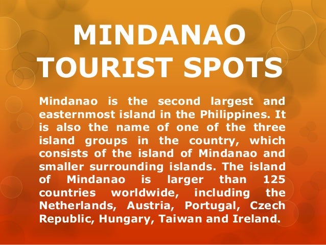 Mindanao Tourist Spots