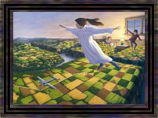Mind bending optical illusion paintings by rob gonsalves