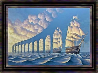 Mind bending optical illusion paintings by rob gonsalves