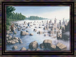 Mind bending optical illusion paintings by rob gonsalves