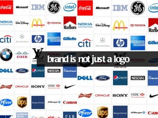 brand is not just a logo
 