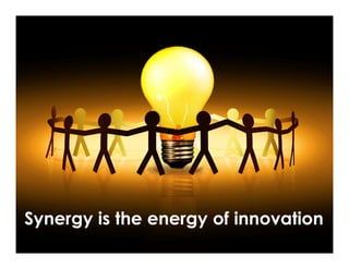 Synergy is the energy of innovation
                                 24
 