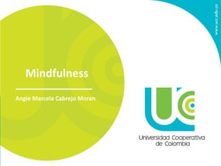 Mindfulness 
Angie Marcela Cabrejo Moran 
 