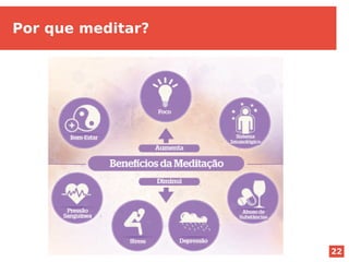 22
Por que meditar?
 