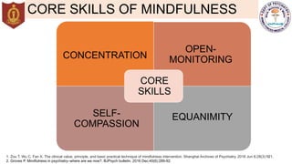 MINDFULNESS and Mindfulness based interventions | PPTX