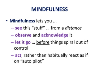 Mindfulness of BreathingA deeply relaxed person breathes about 5-8 times a minute ....at the very most.