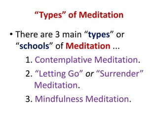 The past and the future “exist” only in one’s imaginationMINDFULNESSThe only time we ever have is the present moment 	