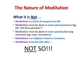 MINDFULNESSMindfulness …is active, NOTpassiveis experiential, NOTintellectual