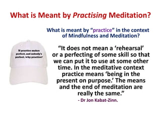 but momentary concentration … paying attention to whatever arises … a momentary look at the present moment