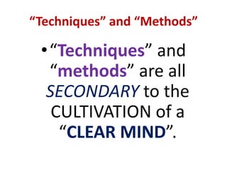 “Sitting quietly, doing nothing”