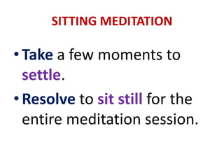 Meditation ... an “All-day Affair”“If the mind is restless twenty-three and a half hours of the day, it cannot be very quiet and peaceful during the remaining half hour.”		- N. Sri Ram, Spiritual Leader.
