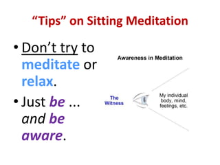 MindfulnessSITTING MEDITATION