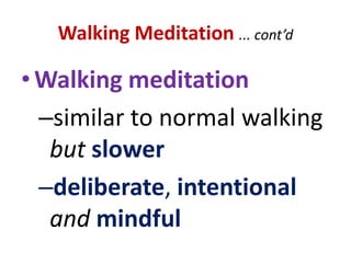 “Tips” on Sitting MeditationRemember ... you cannot meditate unless the mind is collected and quiet