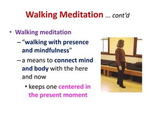 “Tips” on Sitting MeditationMindfulness is bare knowing... knowing things as they really areMindfulness is seeing things clearly ... as they really are