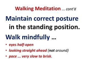 “Tips” on Sitting MeditationTURN YOUR MIND INWARDSOBSERVE the momentBE with the moment ... be “embodied” in the moment