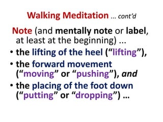 “Tips” on Sitting MeditationBE PRESENT with all that happensSTAY with the moment“REMEMBER” the moment