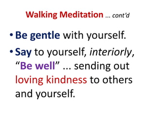 “Tips” on Sitting Meditation   True silence and quietude occur when the mind is utterly still. That requires …   “bare attention” and “choiceless awareness”.