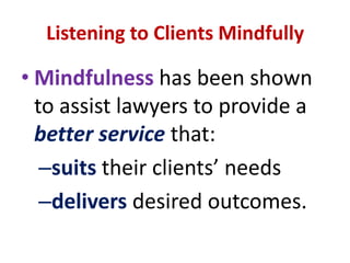 Walking Meditation ... cont’dIf you become distracted, and focusing on noting your steps doesn’t help ... STAND for a few momentsWATCH your breathuntil the mind calms.